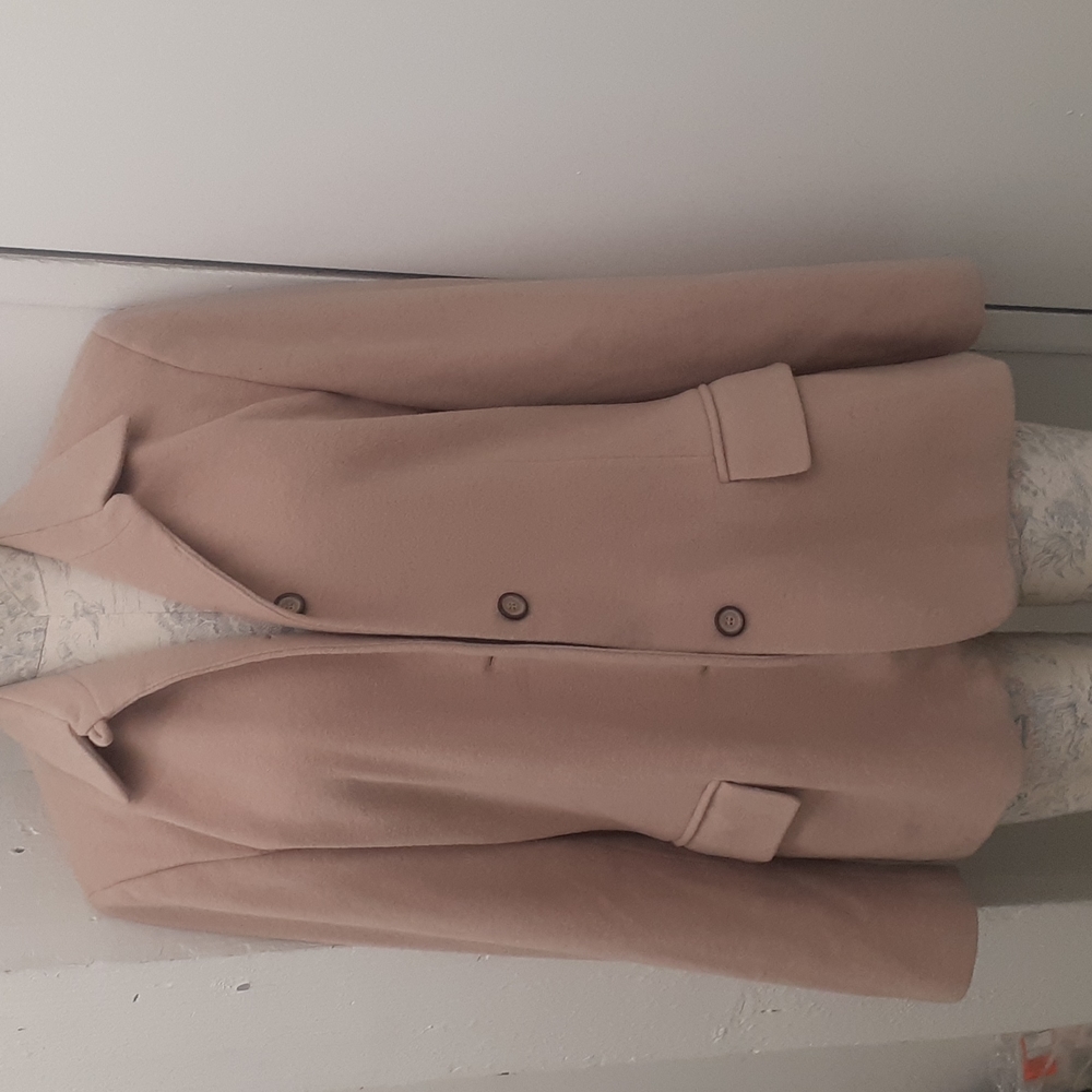 Vintage Harve Bernard by B Holtzman coat Camel Tan Wool Blazer Medium